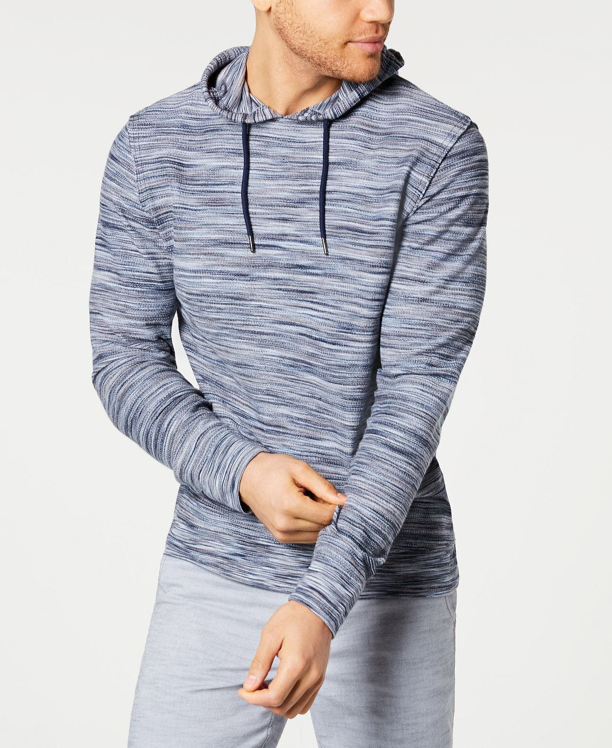 Inc International Concepts Inc Space Dye Hoodie Basic Navy