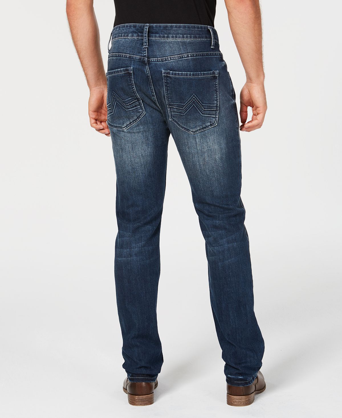 Inc International Concepts Inc Stretch Slim Straight Jeans Ezra Dark Wash