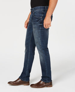 Inc International Concepts Inc Stretch Slim Straight Jeans Ezra Dark Wash thumbnail 3