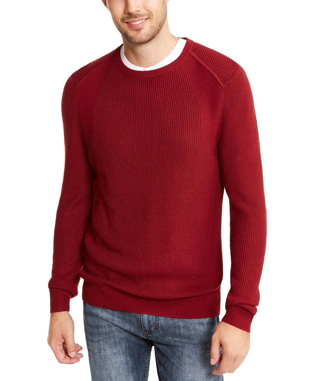 Inc International Concepts Inc Sway Textured Knit Sweater Chinese Apple