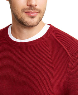 Inc International Concepts Inc Sway Textured Knit Sweater Chinese Apple thumbnail 2