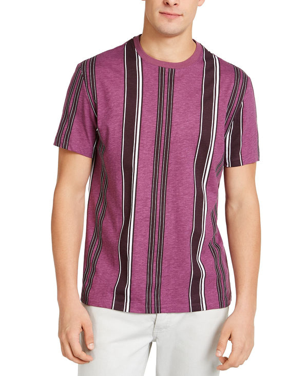 Inc International Concepts Inc Tea Date Stripe T-shirt Rose Plum