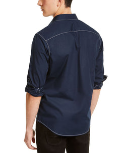 Inc International Concepts Inc Utility Shirt Basic Navy thumbnail 3