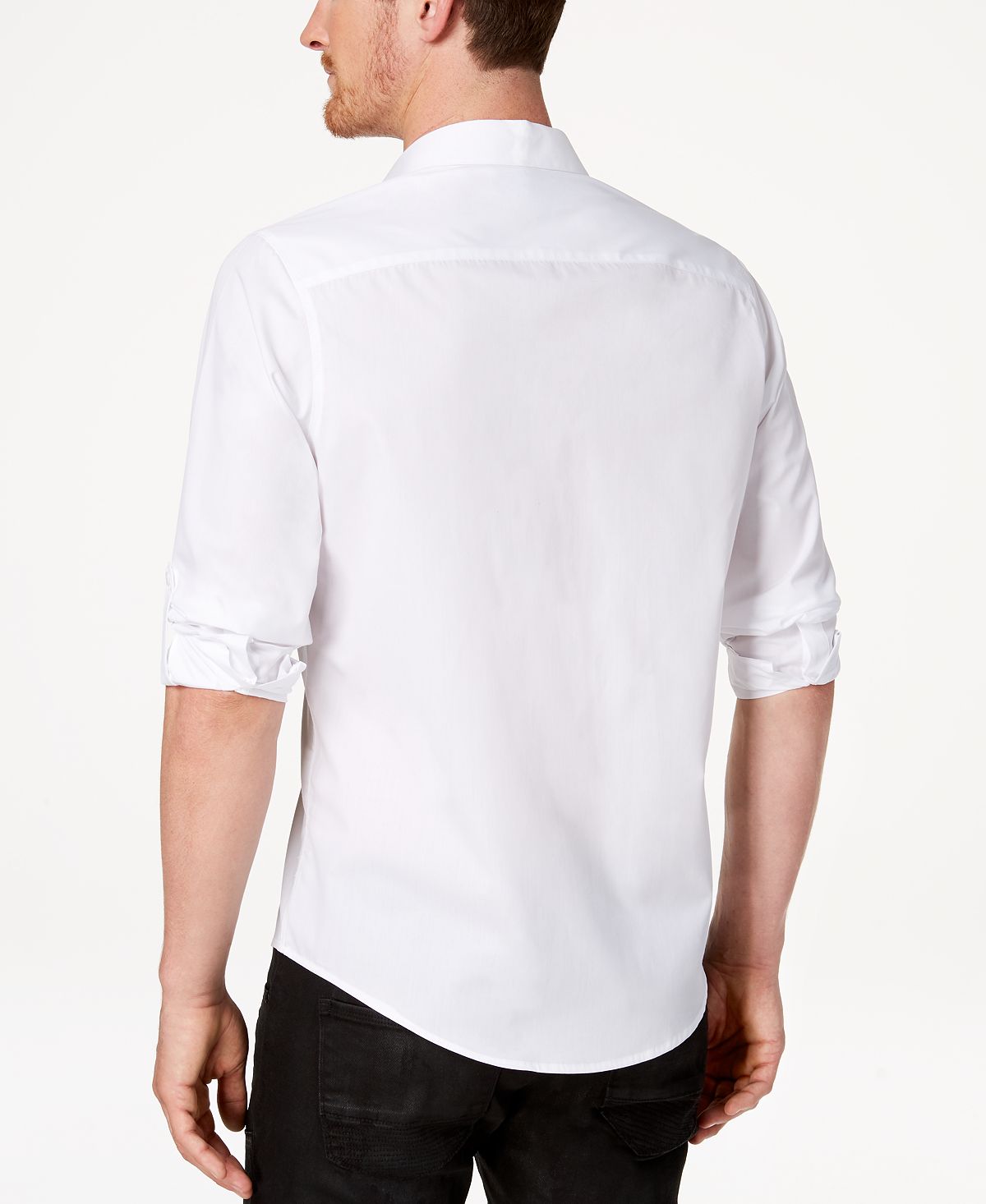 Inc International Concepts Inc Utility Shirt White Pure