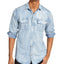 Inc International Concepts Inc Washed Utility Shirt Light Wash