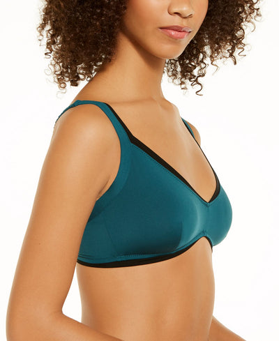Inc International Concepts Inc Wo Colorblocked Triangle Bralette Green Spruce