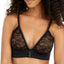 Inc International Concepts Inc Wo Lace With Buttons Bralette Black