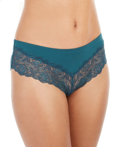 Inc International Concepts Inc Wo Lace-trim Hipster Underwear Green Spruce