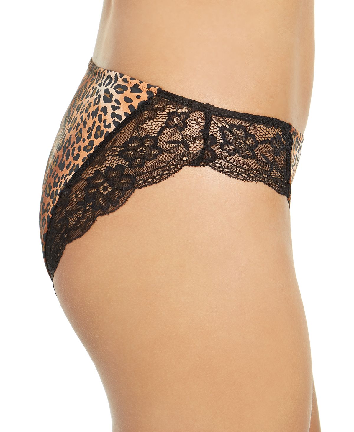 Inc International Concepts Inc Wo Lace-trim Leopard-print Bikini Underwear Leopard