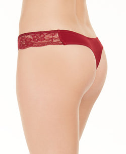 Inc International Concepts Inc Wo Lace-trim Thong Underwear Cherry Pie thumbnail 3