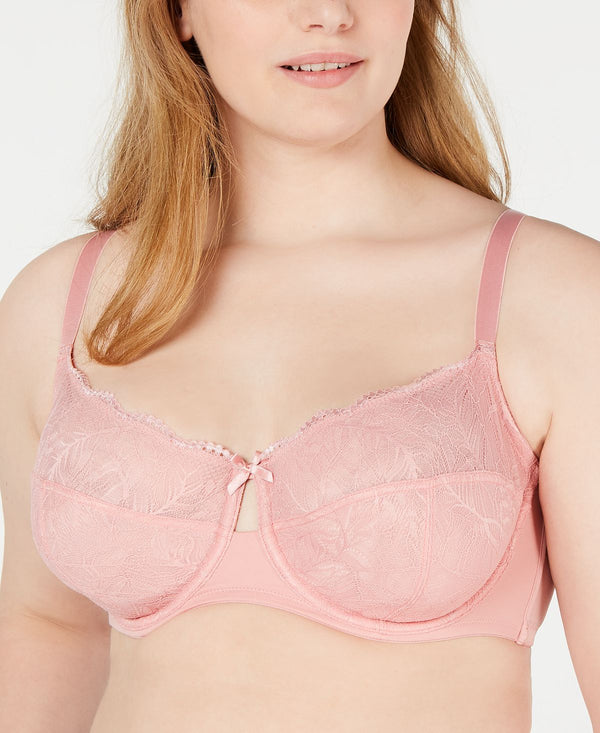 Inc International Concepts Inc Wo Plus Unlined Lace Bra Fresh Carnation