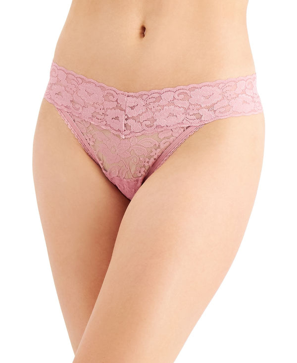 Inc International Concepts Lace Thong Underwear Foxglove