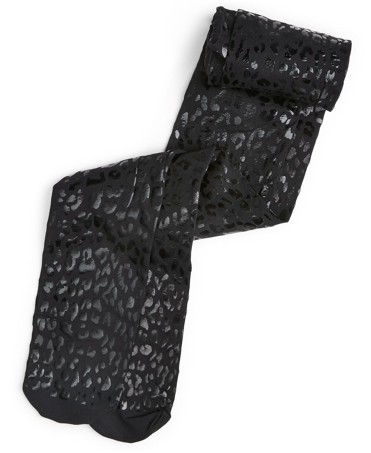 Inc International Concepts Leopard Tights Black
