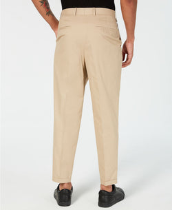 Inc International Concepts Oversized Tapered Fit Pleated Chinos  Almond Tree thumbnail 2