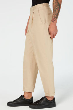 Inc International Concepts Oversized Tapered Fit Pleated Chinos  Almond Tree thumbnail 3