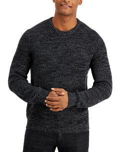 Inc International Concepts Page Crewneck Sweater Deep Black thumbnail 1