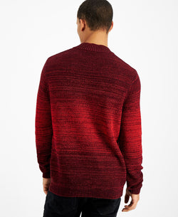 Inc International Concepts Quarter-zip Ombr Sweater Goji Berries thumbnail 2