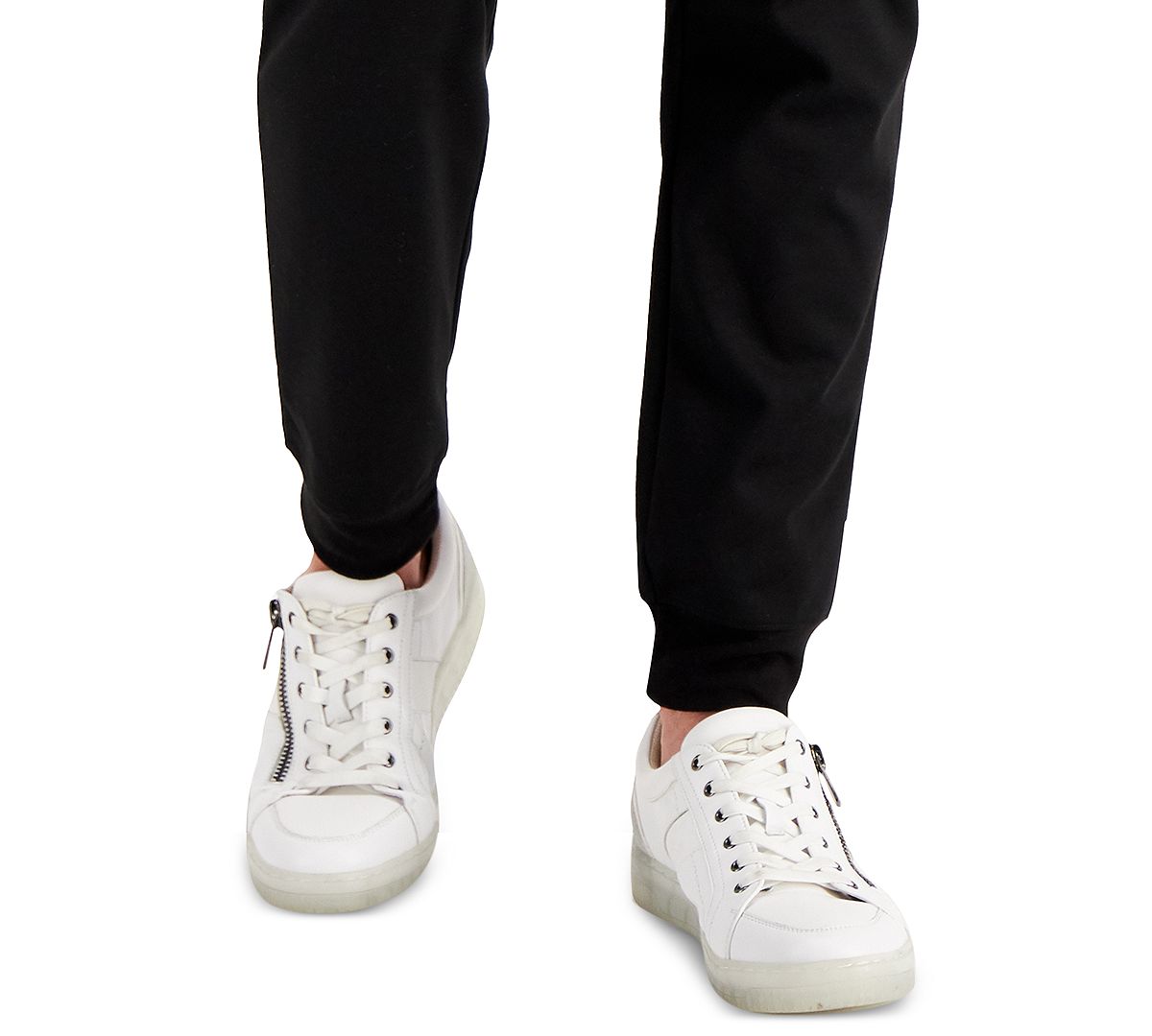 Inc International Concepts Quicksand Zip-pocket Jogger Pants Deep Black