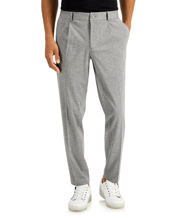 Inc International Concepts Slim-fit Dylan Pleated Trousers Heather Grey B2