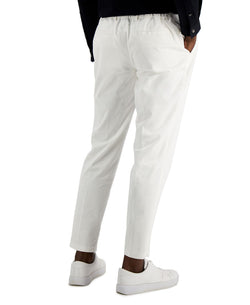 Inc International Concepts Slim-fit Stretch Pleated Pinwale Corduroy Dress Pants White Pure thumbnail 2