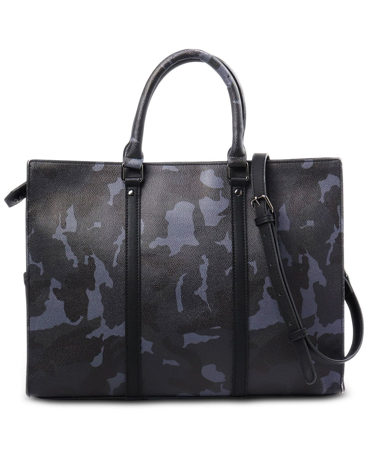 Inc International Concepts Tote Briefcase Navy Camoflauge