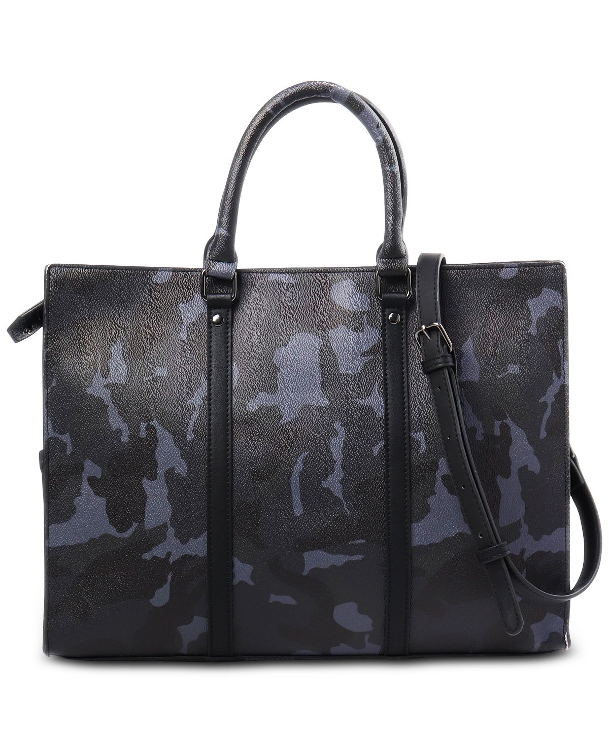 Inc International Concepts Tote Briefcase Navy Camoflauge