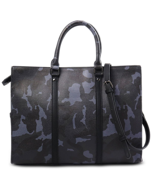 Inc International Concepts Tote Briefcase Navy Camoflauge