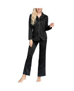 Ink+ivy Ink+ivy Wo Notch Top And Pant Set Black thumbnail 2