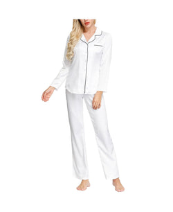 Ink+ivy Ink+ivy Wo Notch Top And Pant Set White thumbnail 1