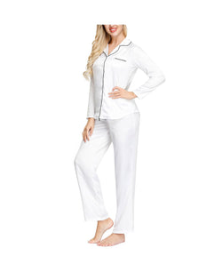 Ink+ivy Ink+ivy Wo Notch Top And Pant Set White thumbnail 2
