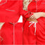 Ink+ivy Ink+ivy Wo Short Sleeve Notch Collar Pajama Top And Short Set Red