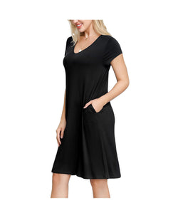 Ink+ivy Ink+ivy Wo Swing Dress With Pockets Black thumbnail 3