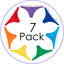 InnerBalanceWear 7-Chakra Affirmation Thong 7-Pack Set