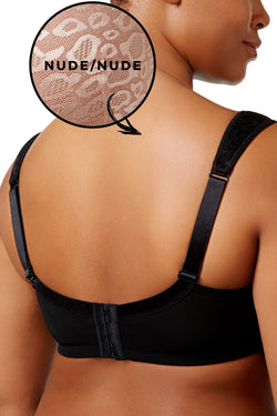 Inspire Psyche Terry PLUS Nude/Nude Textured-Mesh Balconette Bra thumbnail 2