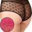 Inspire Psyche Terry PLUS Raspberry-Sorbet/Tangerine Dot-Mesh/Lace Boyshort