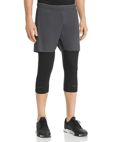 Isaora Sprinter Hybrid Shorts Dark Gray/Black
