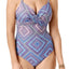 Island Escape Blue/Pink Capadocia Underwire Push-Up Swimsuit