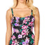 Island Escape In Your Dreams Tahiti Printed Ruffled Tankini In Your Dreams