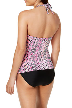Island Escape La Palma Hipster Bikini Bottom in Black thumbnail 4