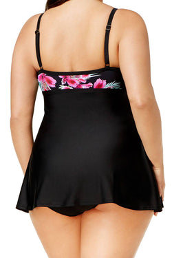 Island Escape PLUS Black Orchid-Paradise Swimdress thumbnail 2