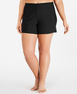 Island Escape Plus Swim Shorts Black thumbnail 1