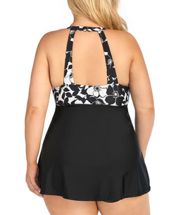 Island Escape Trendy Plus Lei Day H-back Swimdress Lei Day thumbnail 2