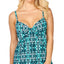 Island Escape Zuma Beach Scorpio Printed Underwire Tankini Zuma Beach