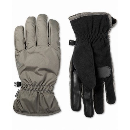 Isotoner Men's Everyday Touchscreen Gloves Gray