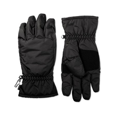 Isotoner Mens Waterproof Touchscreen Winter Gloves Black