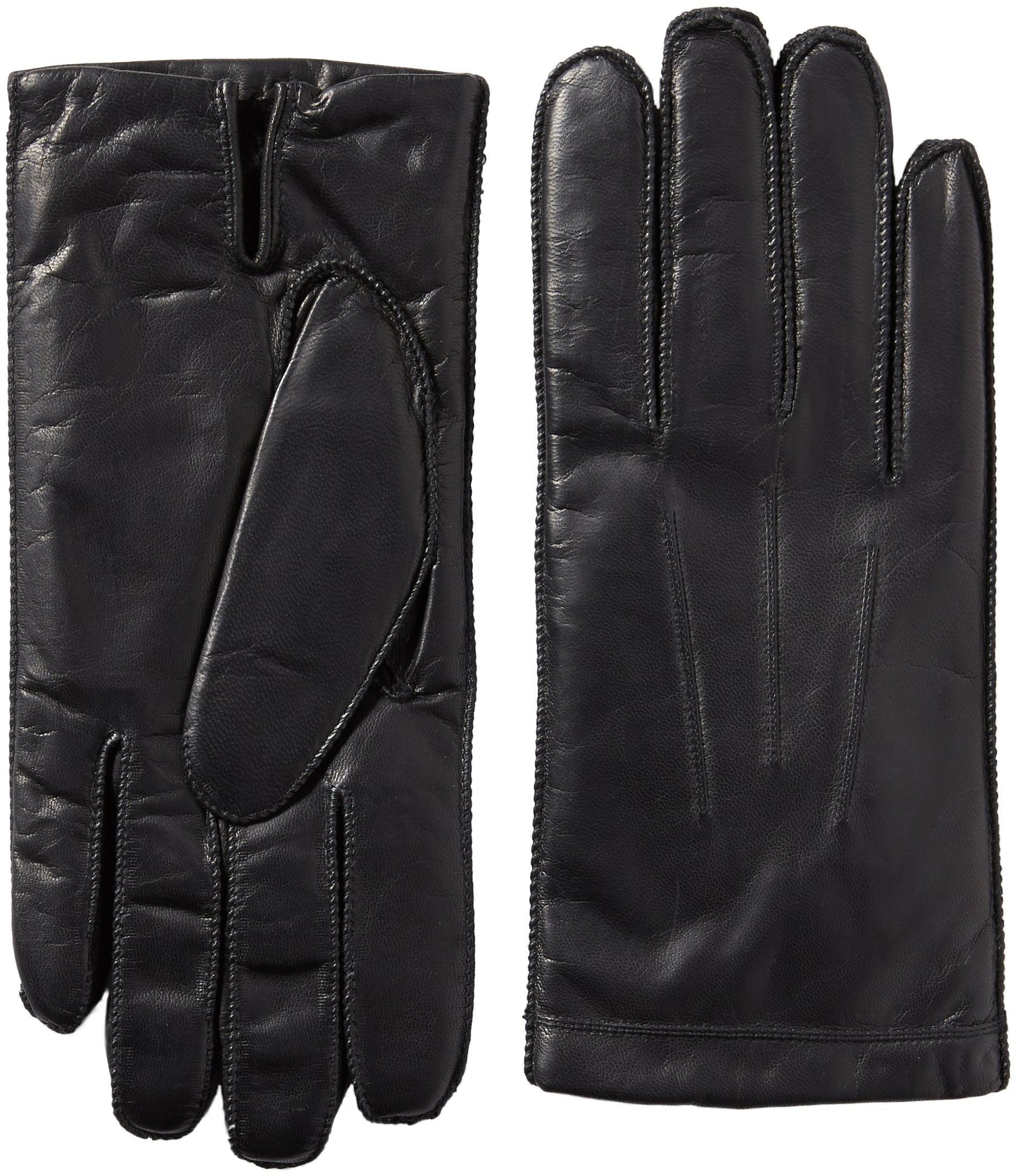 Isotoner Signature Black Smooth Leather SmarTouch Gloves - XLarge
