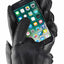 Isotoner Signature Black Vented Palm Smooth Leather Gloves