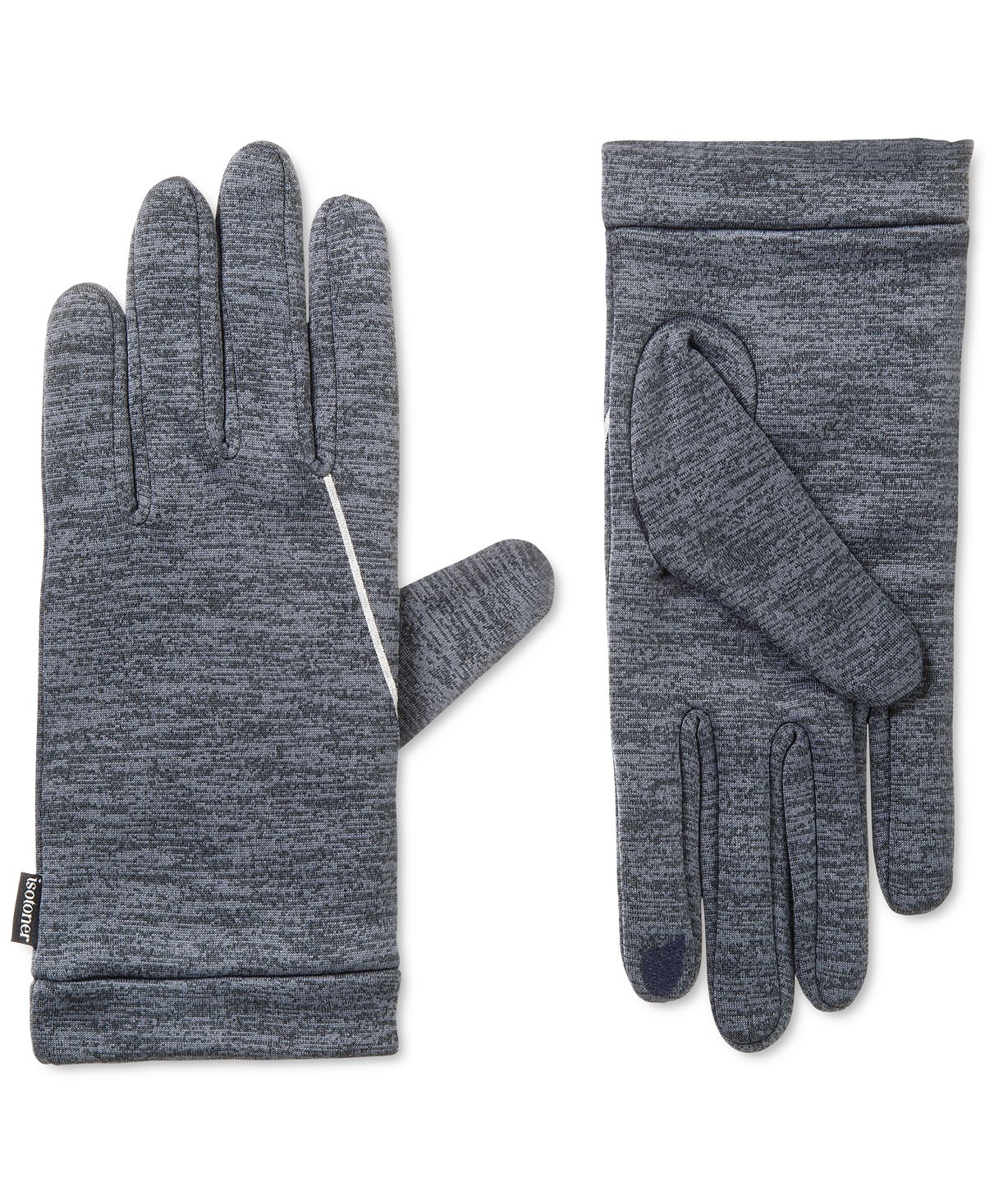 Isotoner Signature Camouflaged Gloves Navy Heath