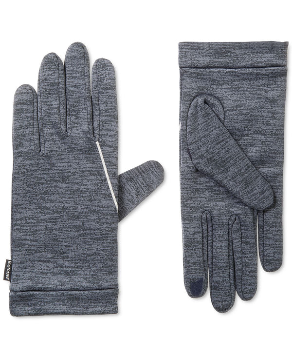 Isotoner Signature Camouflaged Gloves Navy Heath