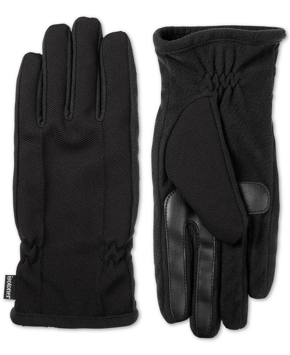 Isotoner Signature Casual Knit Gloves Black